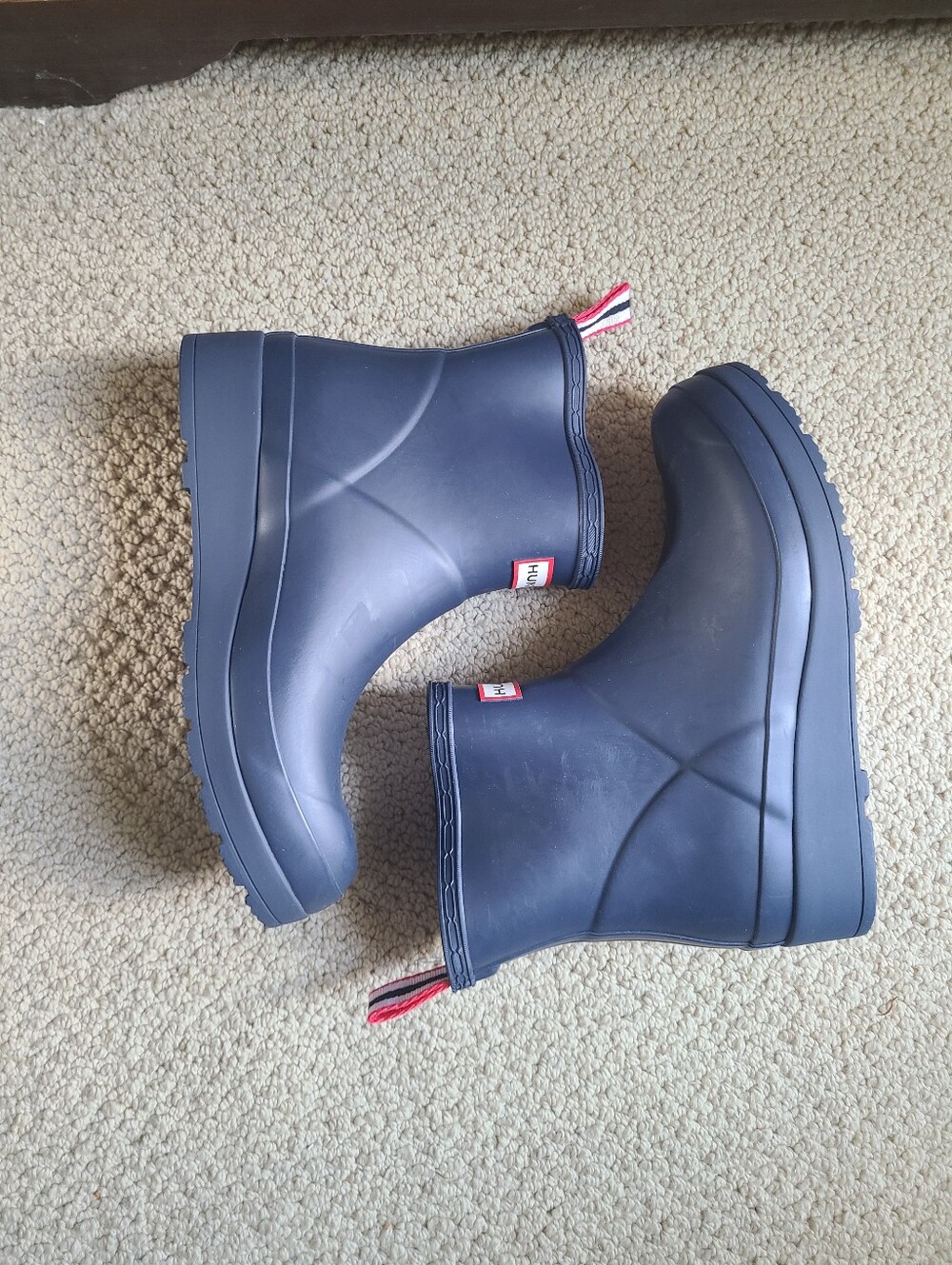 Hunter Blue Short Rain Boots - Picture 4 of 8